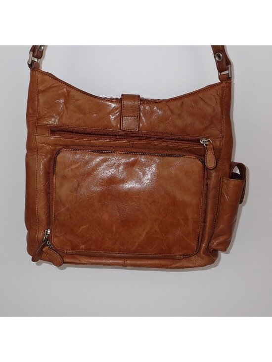 Madi Claire Handbags - Madi Claire Genuine Leather Purse Satchel – Brown Shoulder Bag